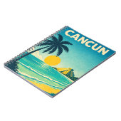 Cancun Mexiko Vintage Reise Notizblock (Linke Seite)
