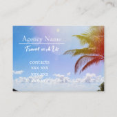 Cancun Mexiko Visitenkarte (Rückseite)