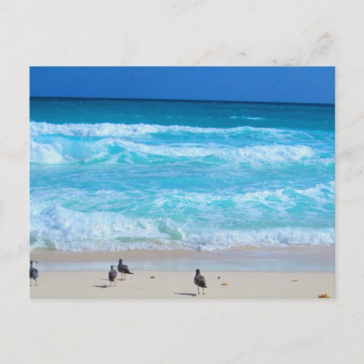 CANCUN OCEAN #2 POSTKARTE (Vorderseite)