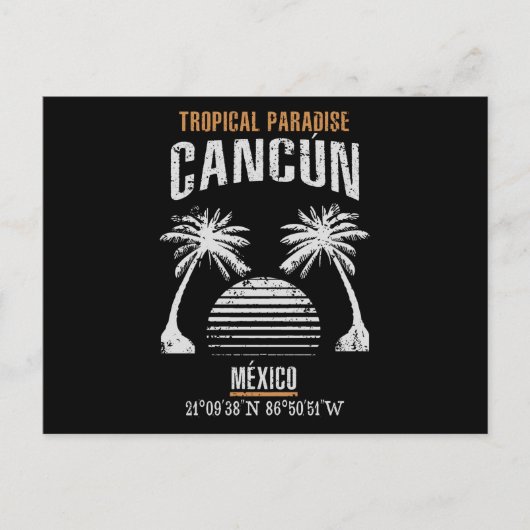 Cancún Postkarte (Vorderseite)