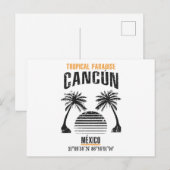 Cancún Postkarte (Vorne/Hinten)