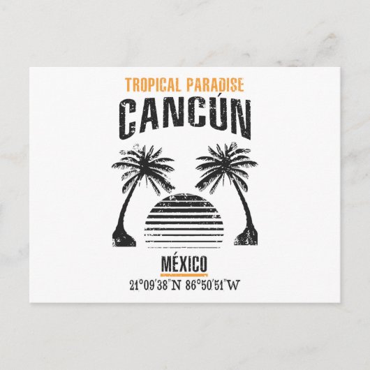 Cancún Postkarte (Vorderseite)