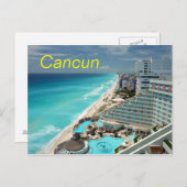 Cancun-Postkarte Postkarte (Vorne/Hinten)