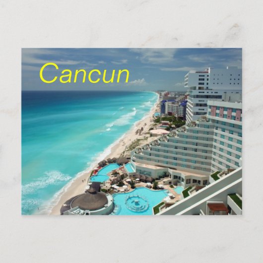Cancun-Postkarte Postkarte (Vorderseite)