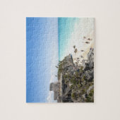 Cancun, Quintana Roo, Mexiko - Ruinen auf einem Hü Puzzle (Vertikal)