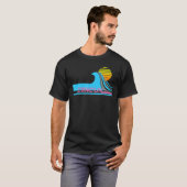 Cancun Retro 80er Style Surf T-Shirt (Vorne ganz)