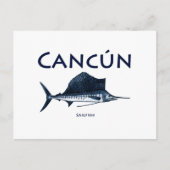 Cancun Sailfish Postkarte (Vorderseite)