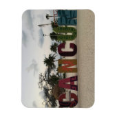 Cancun Sign - Playa Delfine, Mexico Foto Magnet (Vertikal)