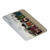 Cancun Sign - Playa Delfine, Mexico Foto Magnet (Rechte Seite)