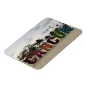 Cancun Sign - Playa Delfine, Mexico Foto Magnet (Linke Seite)