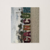 Cancun Sign - Playa Delfine, Mexico Jigsaw Puzzle (Vertikal)