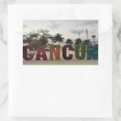 Cancun Sign - Playa Delfine, Mexico Stickers (Tasche)