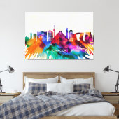 Cancun Skyline Leinwanddruck (Insitu (Schlafzimmer))
