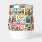 Cancun Sonne Sand Mexiko Schöne Strände Tropisch (Rückseite)