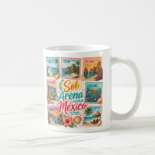 Cancun Sonne Sand Mexiko Schöne Strände Tropisch  Kaffeetasse