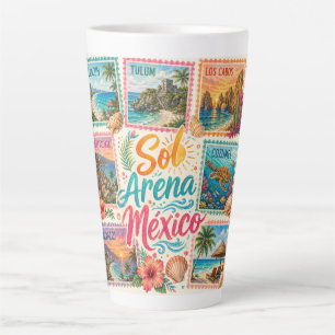 Cancun Sonne Sand Mexiko Schöne Strände Tropisch  Milchtasse