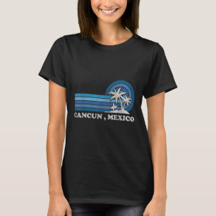 Cancun Strand Mexiko Familie Sommerurlaub Vintage T-Shirt