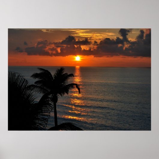 Cancun Sunset Poster (Vorne)