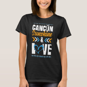 Cancun Sunshine Liebe Party Mexiko Urlaubsangebot T-Shirt