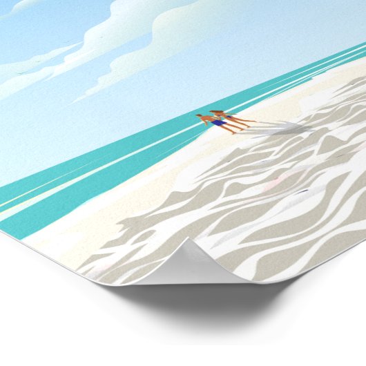 Cancun Travel Poster (Ecke)