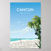 Cancun Travel Poster (Vorne)