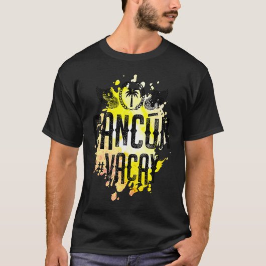 Cancun Trip Vacay Beach Travel Team Mexico Vacatio T-Shirt (Vorderseite)