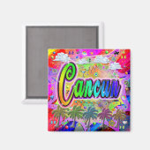 Cancun Vista Express Magnet (Vorderseite/Rückseite)