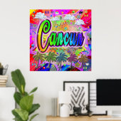 Cancun Vista Express Poster (Heimbüro)