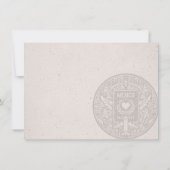 Cancun Wedding Foto Vielen Dank Dankeskarte (Rückseite)