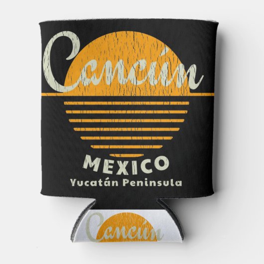 Cancun Yucatan Mexico Sun Dosenkühler (Vorderseite)
