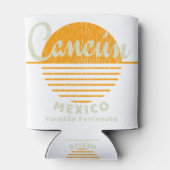 Cancun Yucatan Mexico Sun Dosenkühler (Rückseite)