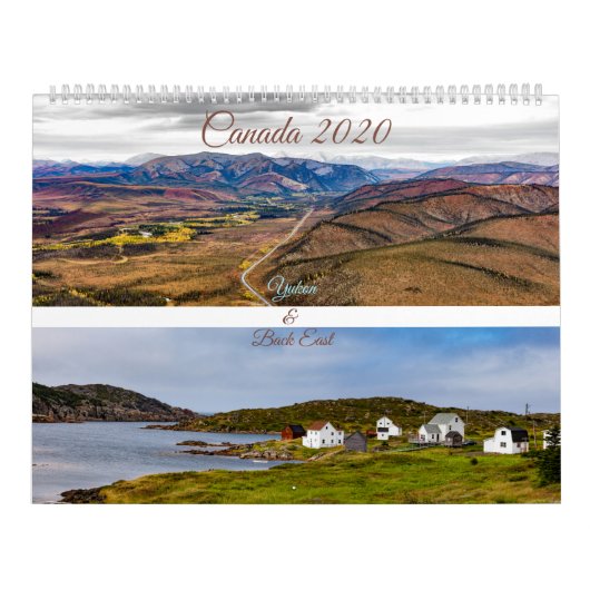 Canda 2020, Yukon & Back East, Foto Calendar Kalender (Titelbild)
