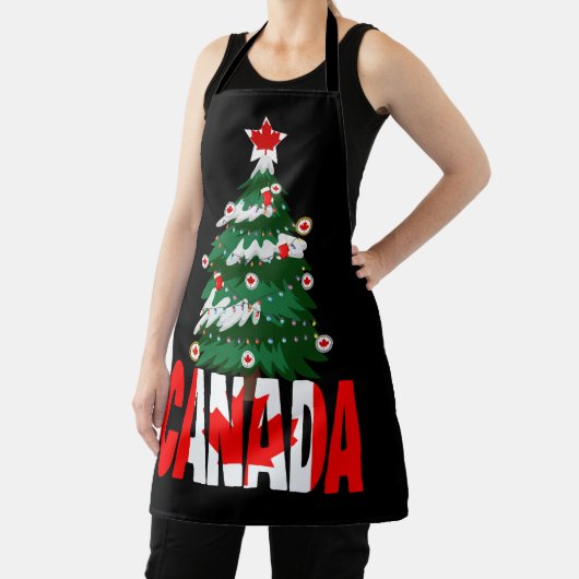 Canda Christmas Canadian Xmas Tree Schürze (InSitu)
