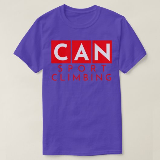 Canda Sport Climbing T-Shirt (Design vorne)