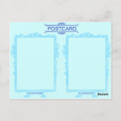 Candace - Blue Green Dream Postcard Postkarte (Rückseite)