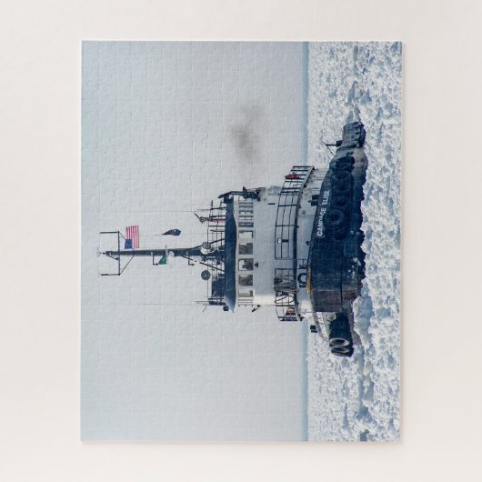 Candace Elise Tugboat in Ice Puzzle (Vertikal)