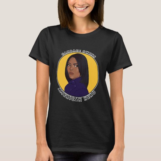 Candace Owens American Hero T-Shirt (Vorderseite)