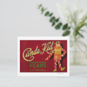 Cande Kid Pear Crate LabelMedford, OR Postkarte (Stehend Vorderseite)