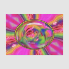 Canded Rose Petals Tissue Wrapping Paper Seidenpapier