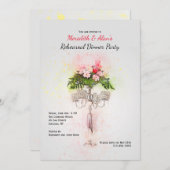 Candelabra Diner Party Einladungen (Vorne/Hinten)