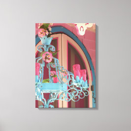 Candelabra und Pink - Martha's Weinberg Leinwanddruck