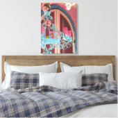 Candelabra und Pink - Martha's Weinberg Leinwanddruck (Insitu (Schlafzimmer))