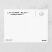 Candelaria Church-Tlacotalpan, Veracruz Postkarte (Rückseite)