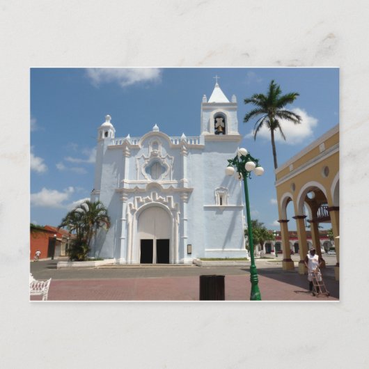 Candelaria Church-Tlacotalpan, Veracruz Postkarte (Vorderseite)