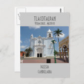 Candelaria Church-Tlacotalpan, Veracruz Postkarte (Vorne/Hinten)