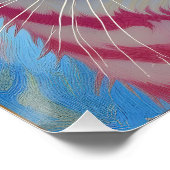 "Candice" Ein Kirschgestreiftes Mystique - Katappo Poster (Ecke)