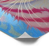 "Candice" Ein Kirschgestreiftes Mystique - Katappo Poster (Ecke)