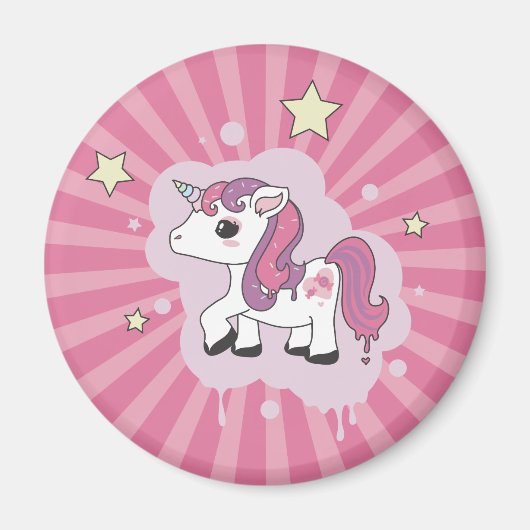Candicorn, das Candy Unicorn Magnet (Vorne)