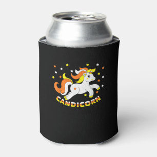 Candicorn Süßes Einhorn Halloween Candy Corn Lusti Dosenkühler