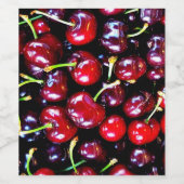 Candid Cherry Weinetikett (Einzelnes Label)